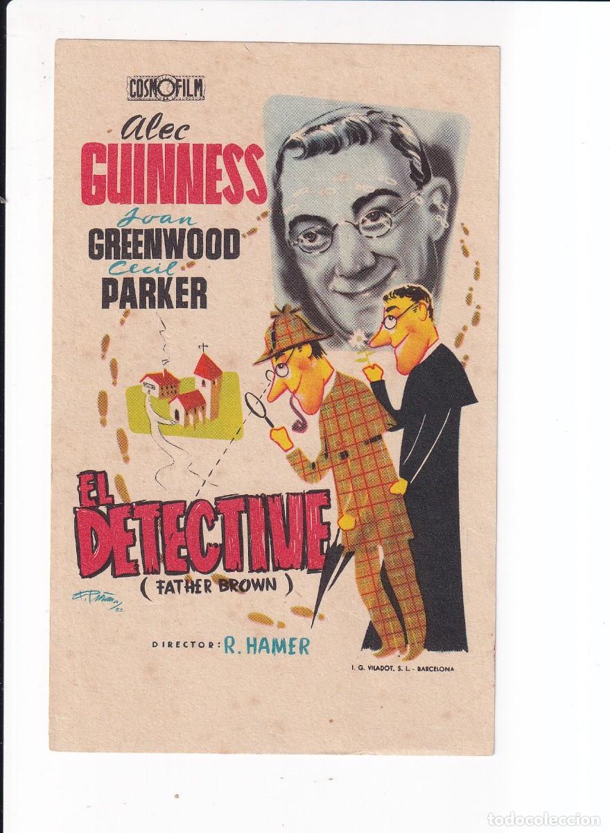 Cine: EL DETECTIVE : ALEC GUINNESS .- SIN PUBLICIDAD