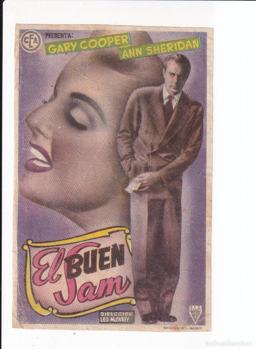 Cine: EL BUEN SAM : GARY COOPER .- CON PUBLICIDAD