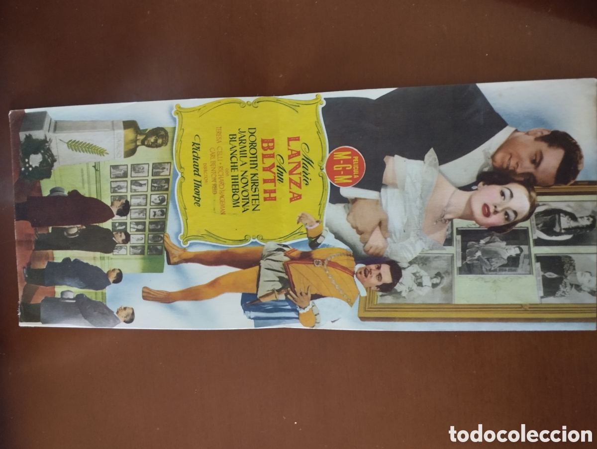 Cine: Folleto Programa de cine DOBLE - EL GRAN CARUSO - Foto 2