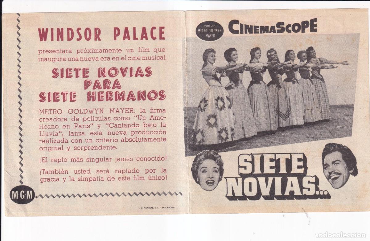 Cine: SIETE NOVIAS PARA SIETE HERMANOS : JANE POWELL .- CON PUBLICIDAD