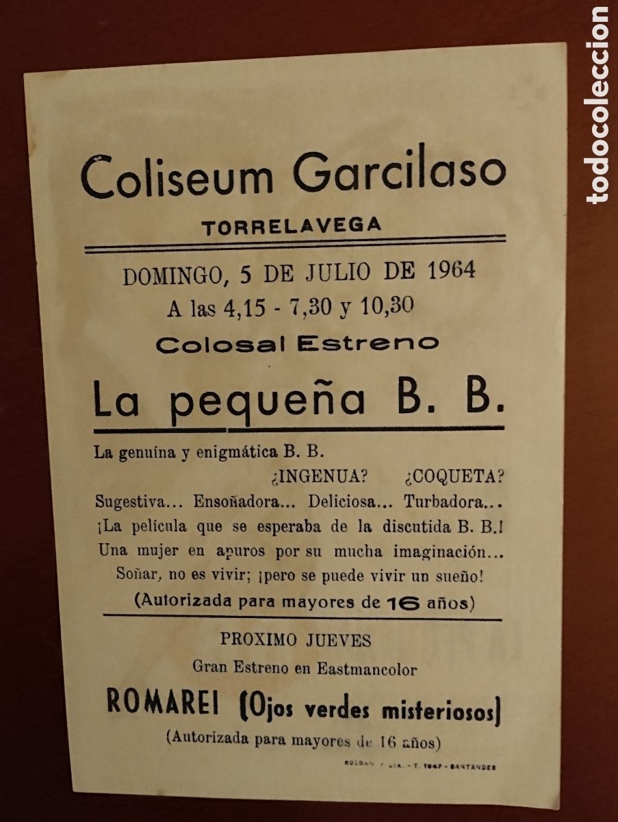 Cine: 2 Folletos Programas de cine - Foto 2