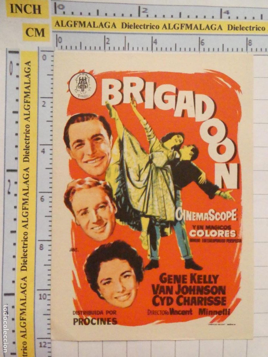 Cine: PROGRAMA DE MANO. CINE. PEL&Iacute;CULA. BRIGADOON. 463