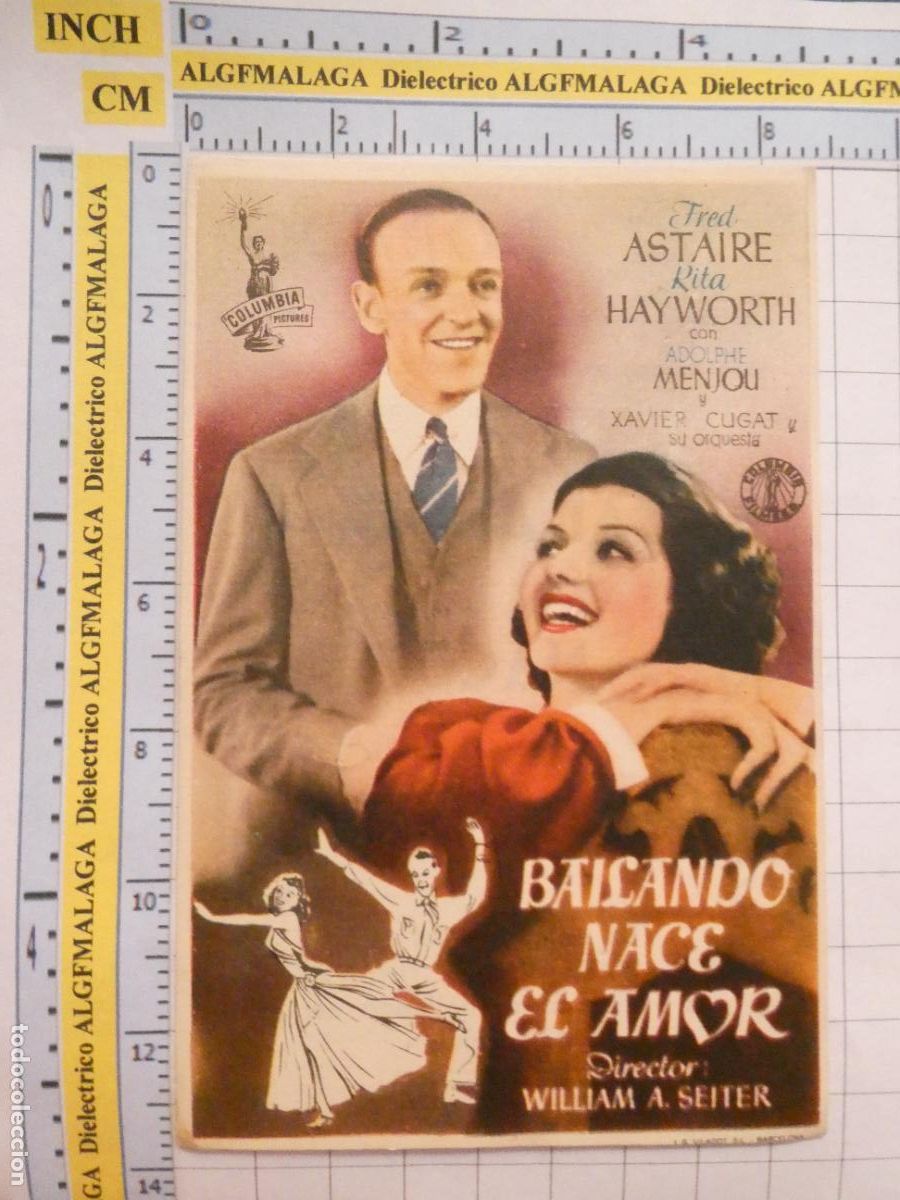 Cine: PROGRAMA DE MANO. CINE. PEL&Iacute;CULA. BAILANDO NACE EL AMOR. CINE DORADO ZARAGOZA?. 464