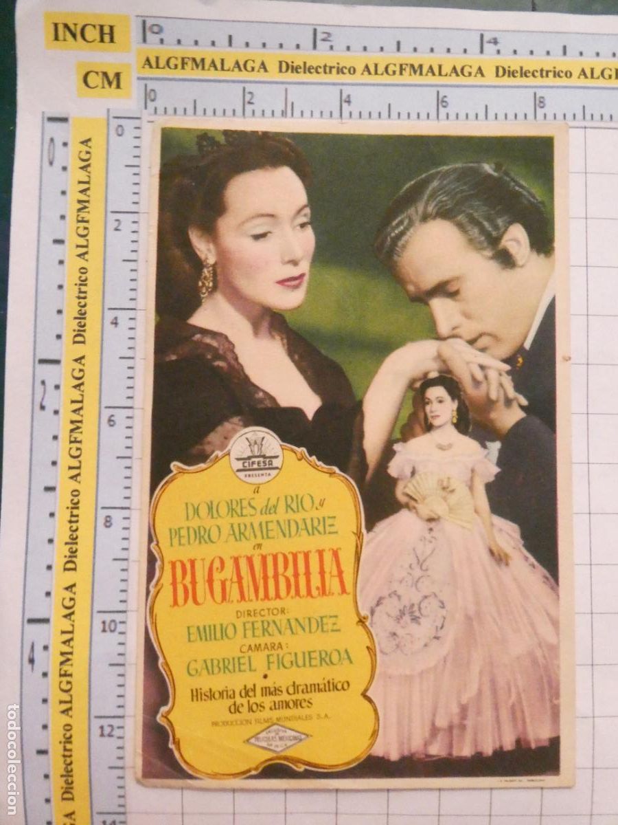 Cine: PROGRAMA DE MANO. CINE. PEL&Iacute;CULA. BUGAMBILLA DOLORES DEL RIO. 467