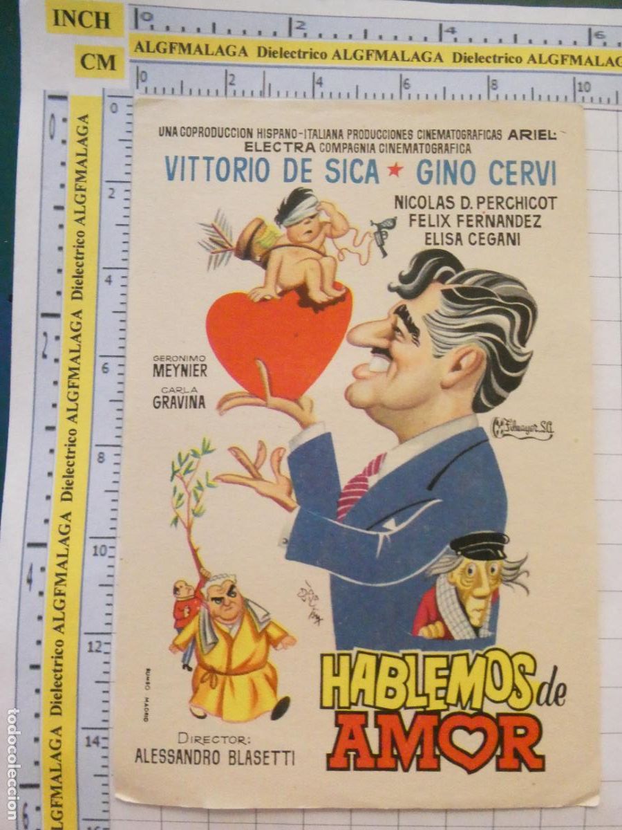Cine: PROGRAMA DE MANO. CINE. PEL&Iacute;CULA. HABLEMOS DE AMOR. 476 - Foto 1