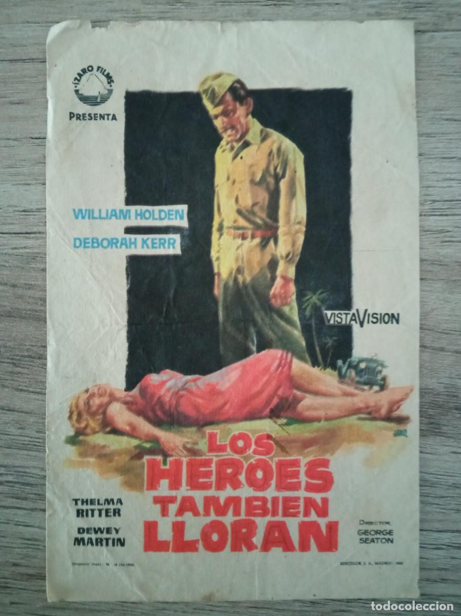 Cine: LOS HEROES TAMBIEN LLORAN, WILLIAM HOLDEN, DEBORAH KERR