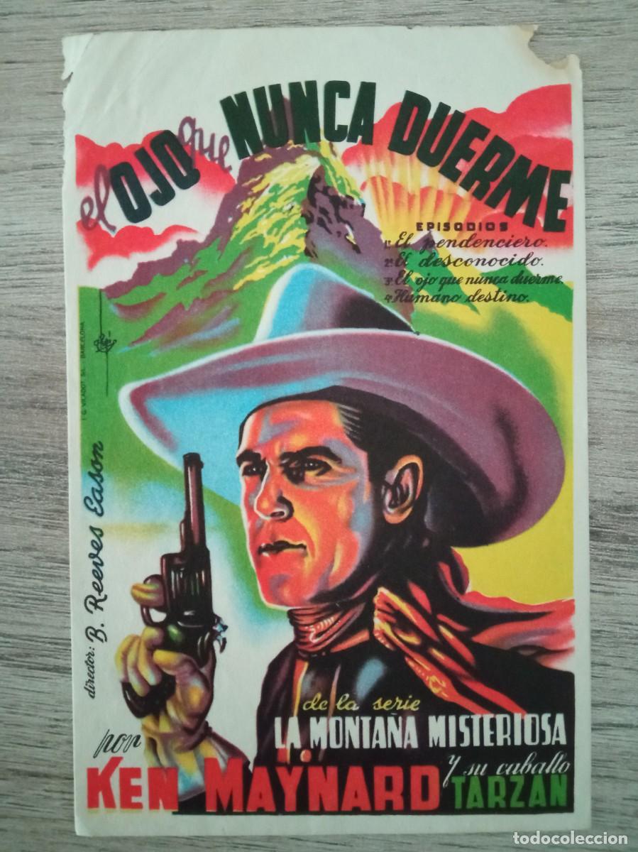 Cine: EL OJO QUE NUNCA DUERME, DE LA SERIE LA MONTA&Ntilde;A MISTERIOSA, KEN MAYNARD