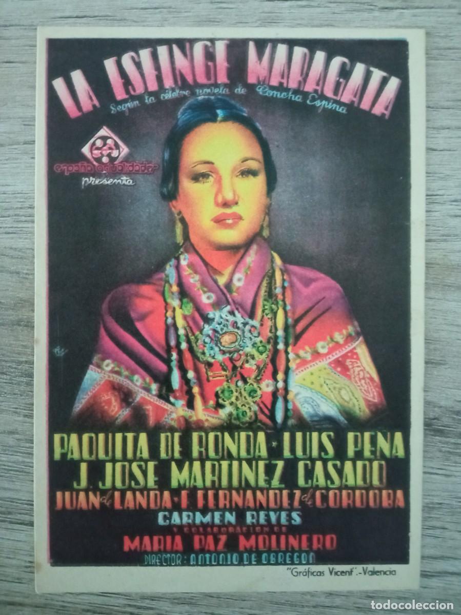 Cine: LA ESFINGE MARAGATA, PAQUITA DE RONDA