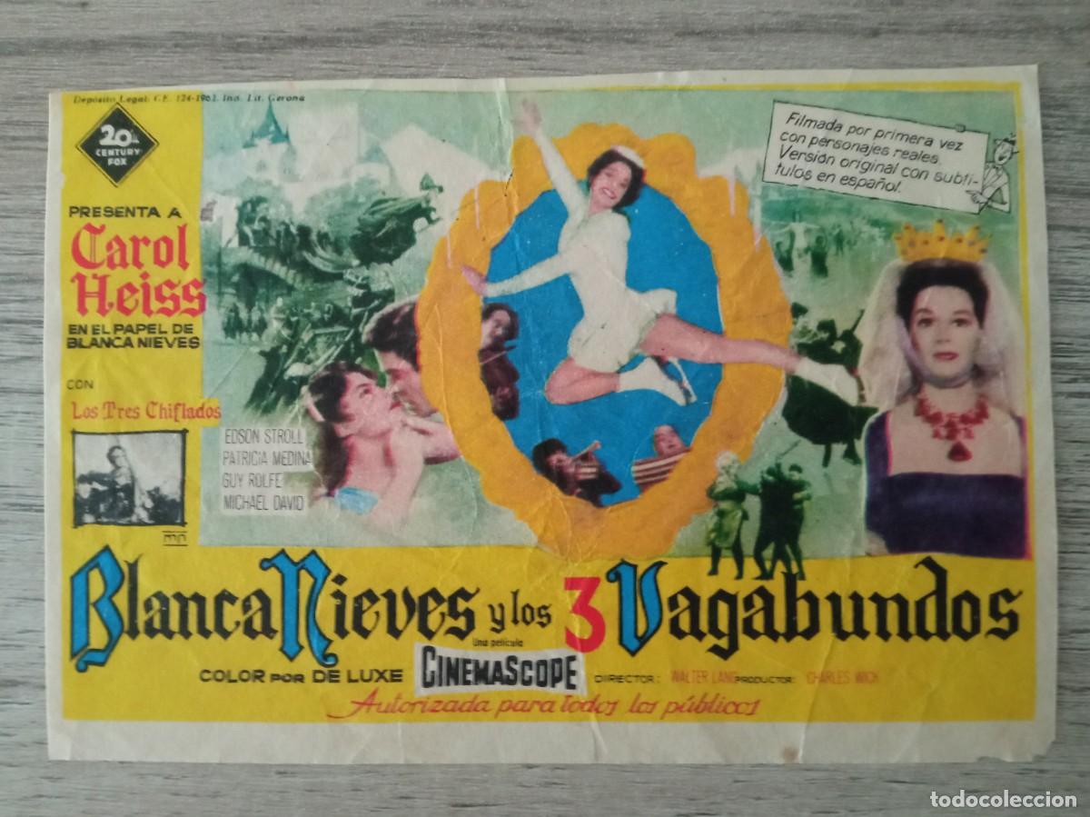 Cine: BLANCA NIEVES Y LOS 3 VAGABUNDOS, CAROL HEISS