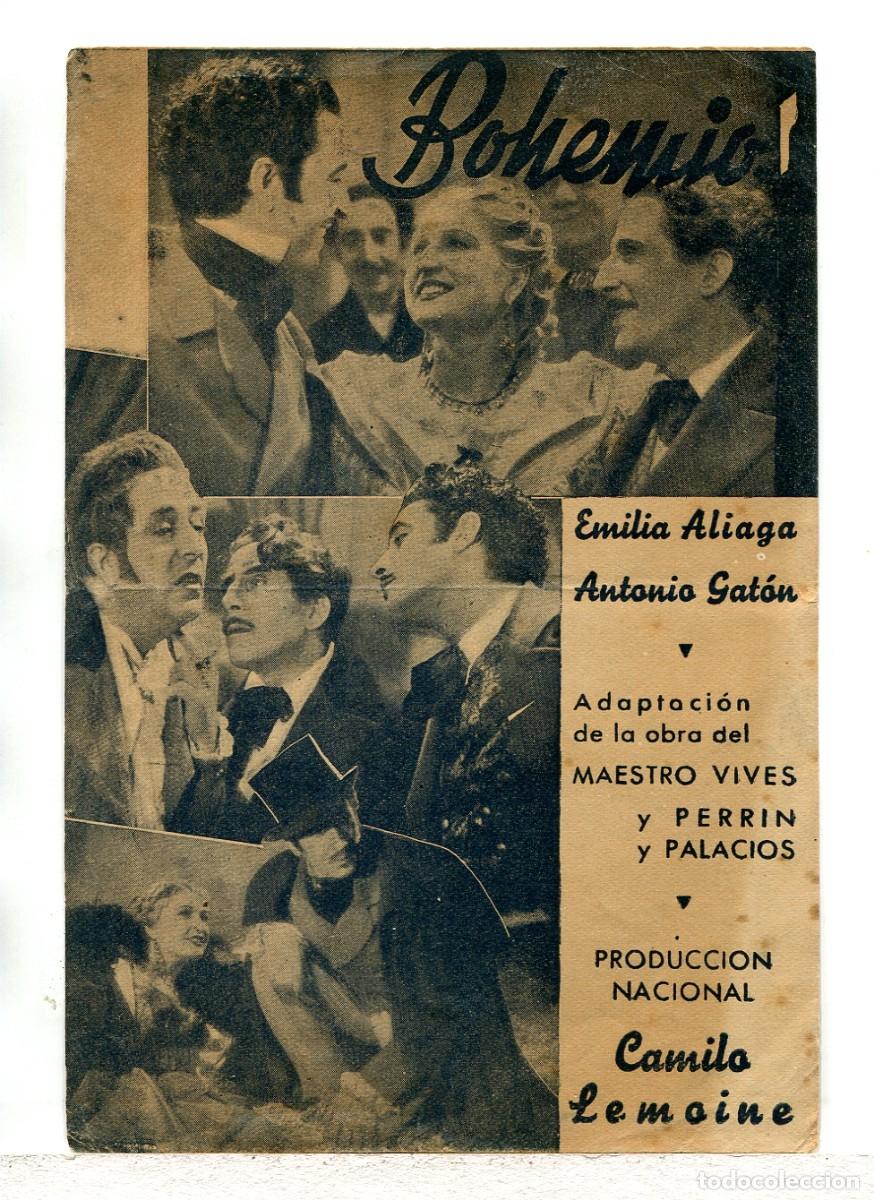 Cine: BOHEMIO. con Emilia Aliaga.