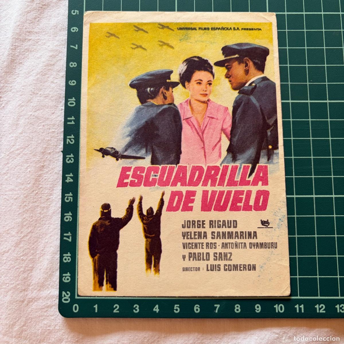 Cine: Programa de cine folleto de mano pelicula escuadrilla de vuelo