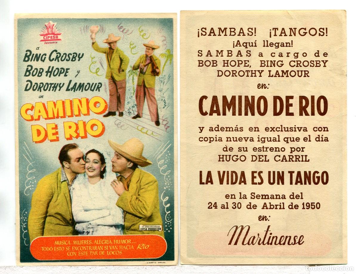 Cine: CAMINO DE RIO, con Bob Hope. - Foto 1