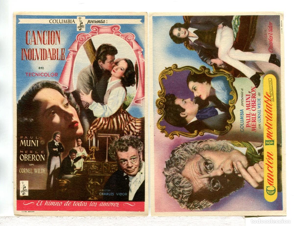 Cine: CANCI&Oacute;N INOLVIDABLE, con Paul Muni.