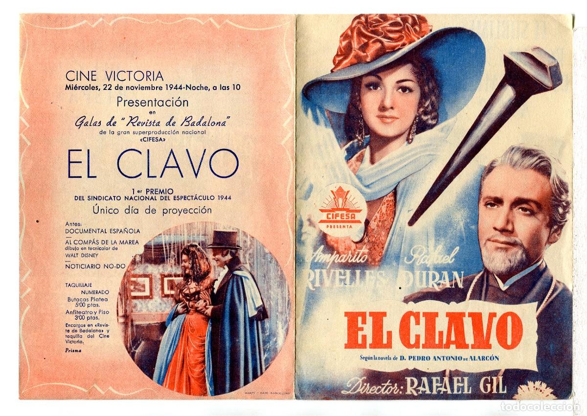 Cine: EL CLAVO, con Amparito Rivelles. - Foto 1
