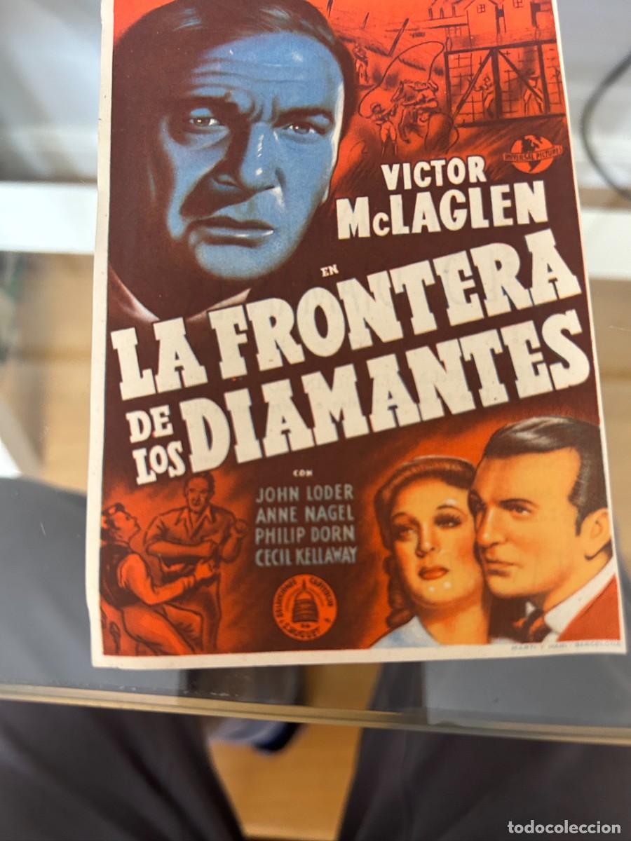 Cine: &ordm;722 la frontera de los diamantes cine monterrosa reus con publicidad buen estado