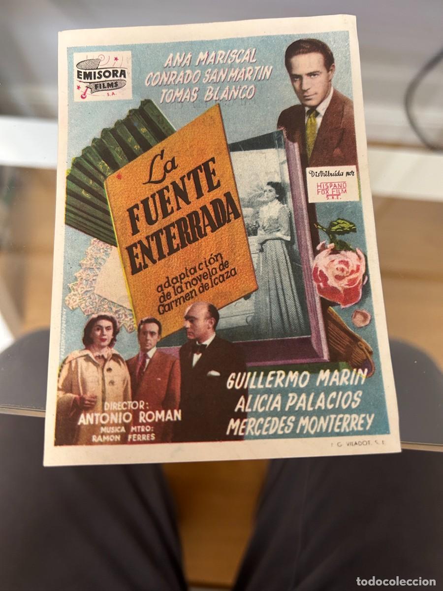 Cinema: &ordm;726 la fuente enterrada gran cinema coca valladolid con publicidad buen estado