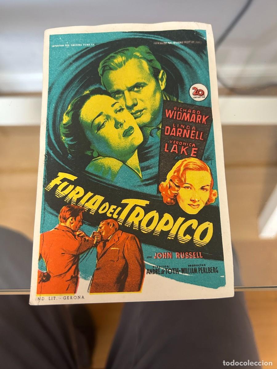 Cine: &ordm;733 furia del tropico sin publicidad buen estado