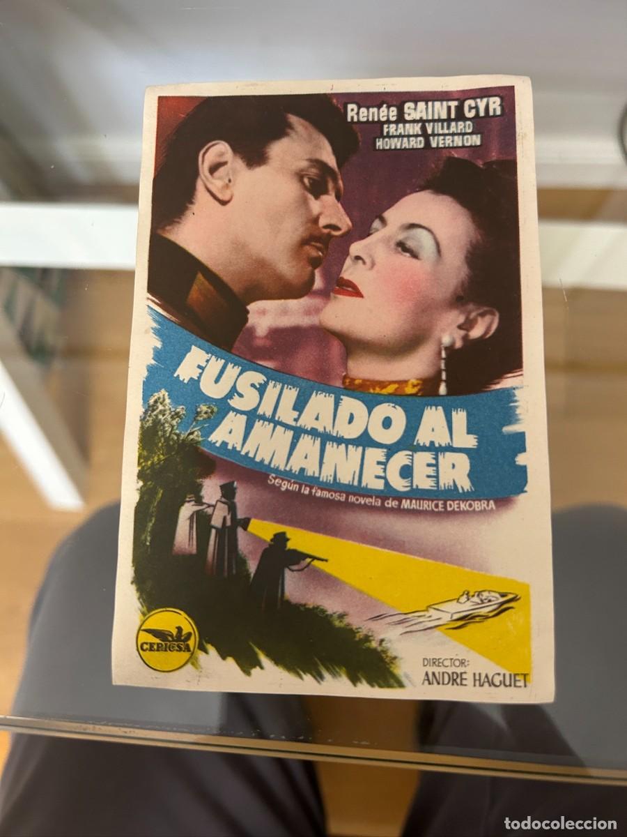 Cine: &ordm;738 fusilado al amanecer sin publicidad buen estado