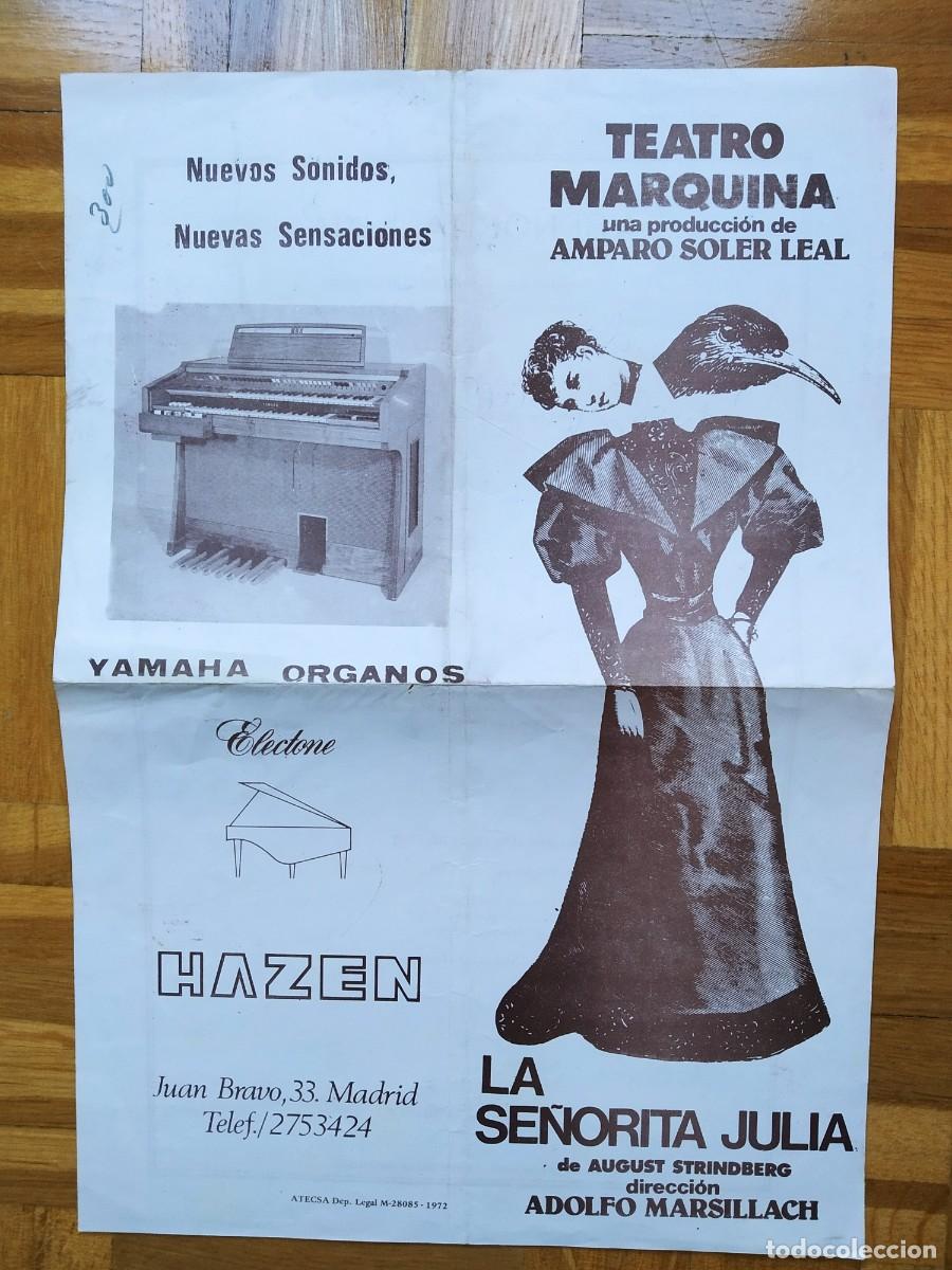 Cinema: PROGRAMA TEATRO LA SE&Ntilde;ORITA JULIA AUTOGRAFOS DE AMPARO SOLER LEAL Y CHARO SORIANO VER FOTOS