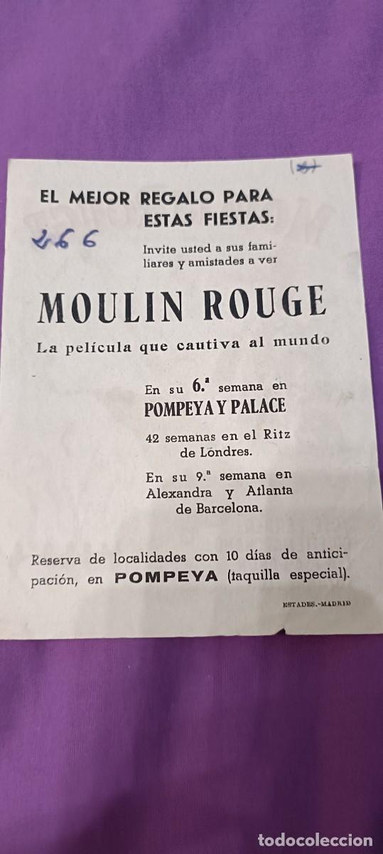Cine: Moulin Rouge.Folleto de mano - Foto 2