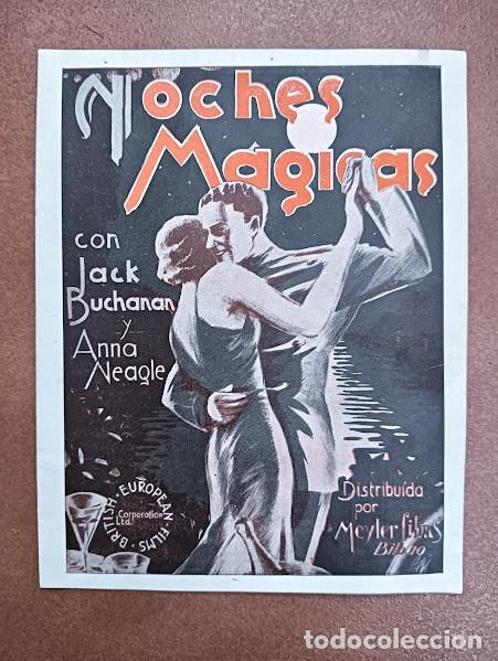 Cine: NOCHES MAGICAS PROGRAMA DOBLE MEYLER FILMS JACK BUCHANAN ANNA NEAGLE