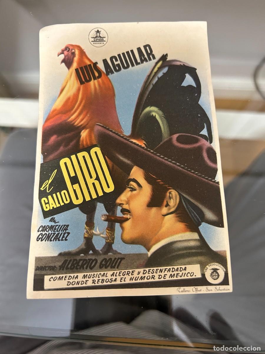  Flyers Publicitaires de films Anciens: &ordm;740 el gallo giro sello barcelona buen estado