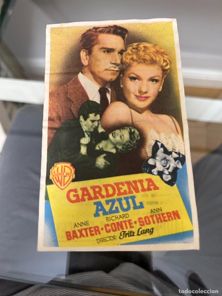  Flyers Publicitaires de films Anciens: &ordm;742 gardenia azul cine kursaal montblanch taragona buen estado con publicidad