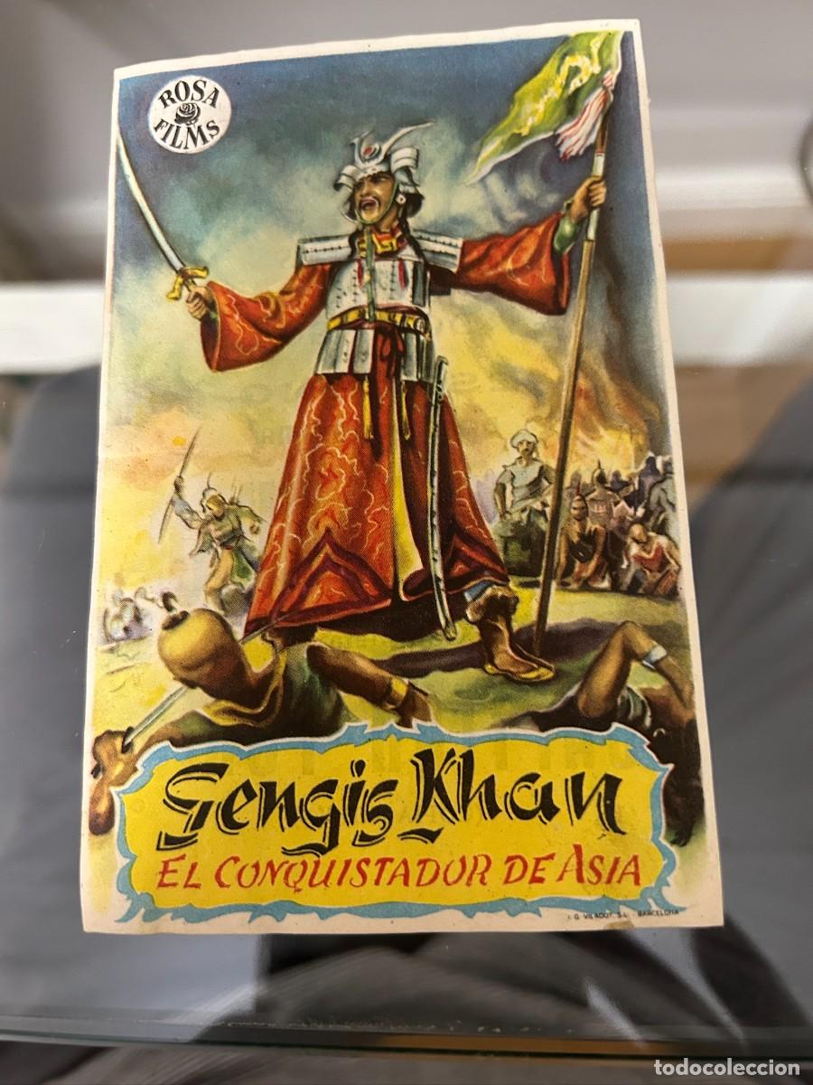 Cine: &ordm;746 gengis khan sala reus reus con publicidad buen estado