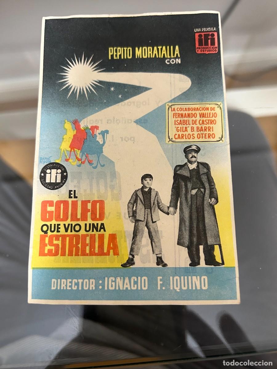  Flyers Publicitaires de films Anciens: &ordm;753 el golfo que vio una estrella barcelo cinema novelda con publicidad buen estado