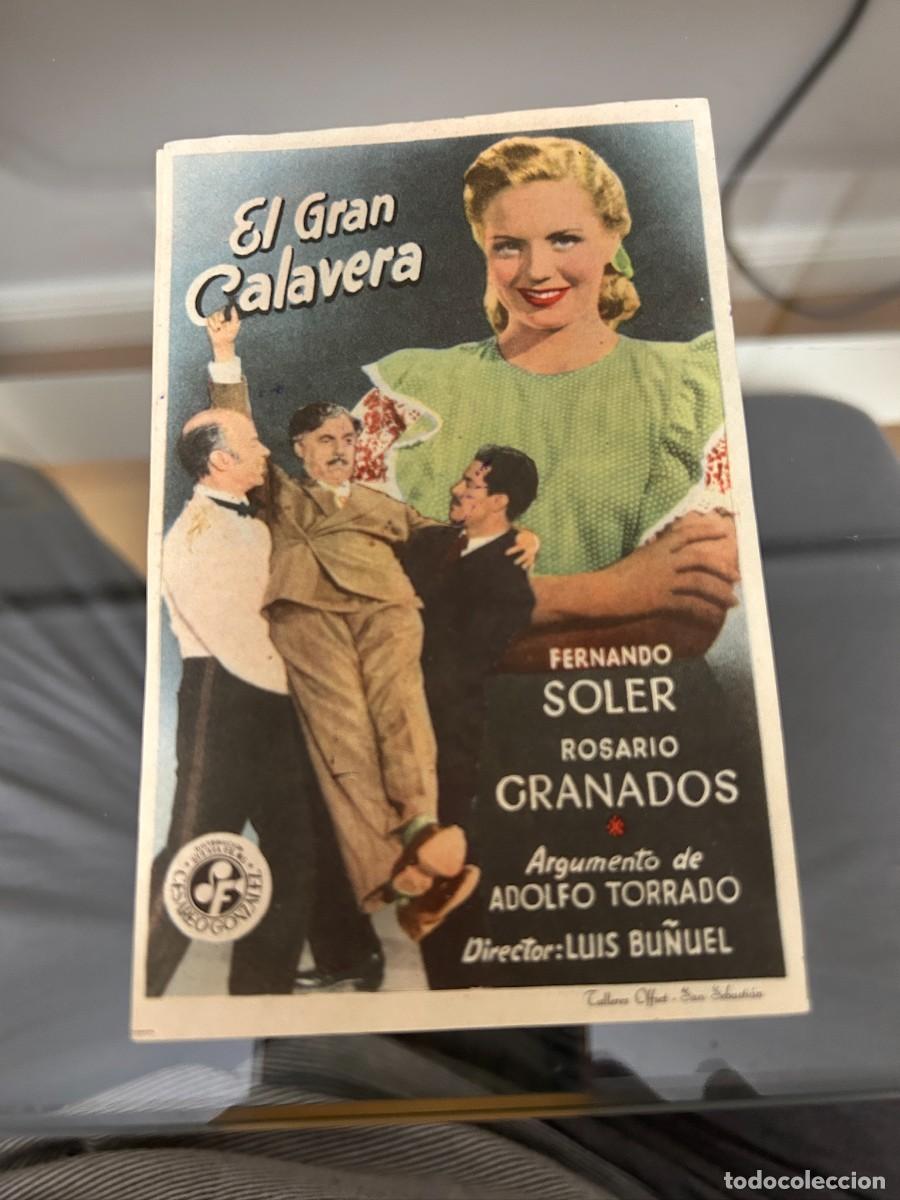 Flyers Publicitaires de Films Anciens: &ordm;757 el gran calavera teatro zorrilla valladolid con sello buen estado