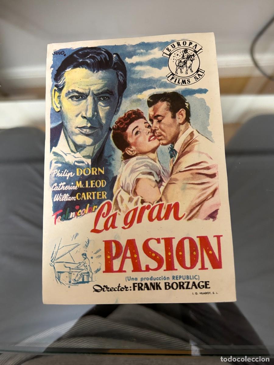 Cine: &ordm;765 la gran pasion con sello capellades y palafrugell buen estado