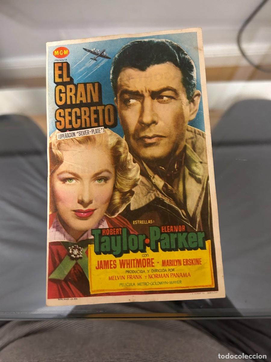  Flyers Publicitaires de films Anciens: &ordm;767 el gran secreto cine monterrosa reus con publicidad buen estado