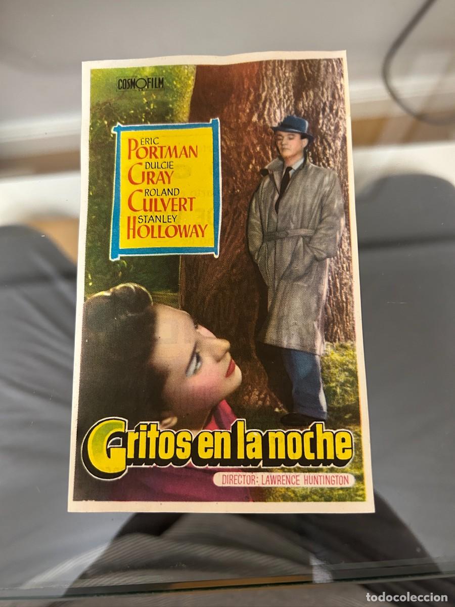 Kino: &ordm;773 gritos en la noche teatro circo orihuela con publicidad buen estado