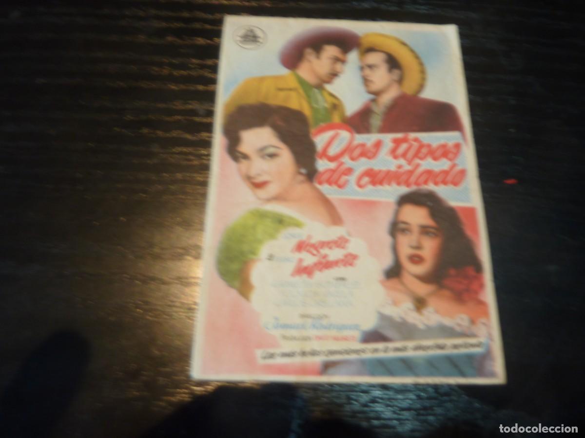 Kino: Folleto de cine DOS TIPOS DE CUIDADO con publicidad