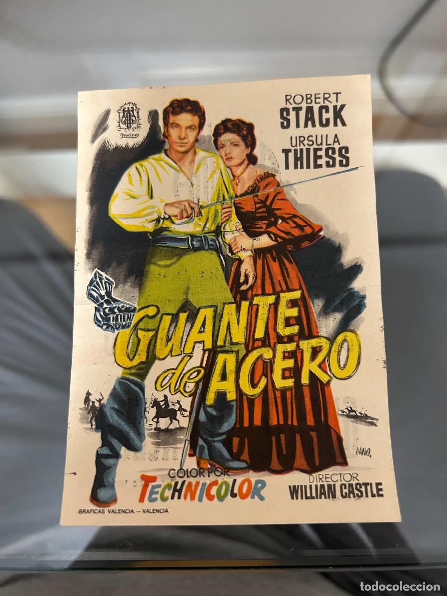 Cinema: &ordm;775 guante de acero cine avenida reus con publicidad buen estado