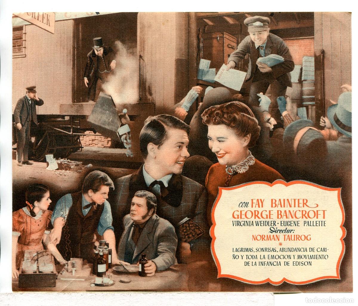 Cine: EL JOVEN EDISON, con Mickey Rooney. - Foto 2