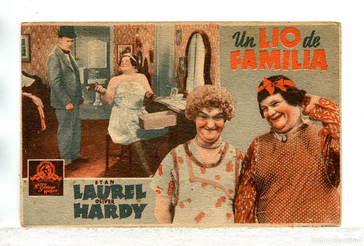 Kino: UN LIO DE FAMILIA, con Stan Laurel y Oliver Hardy.
