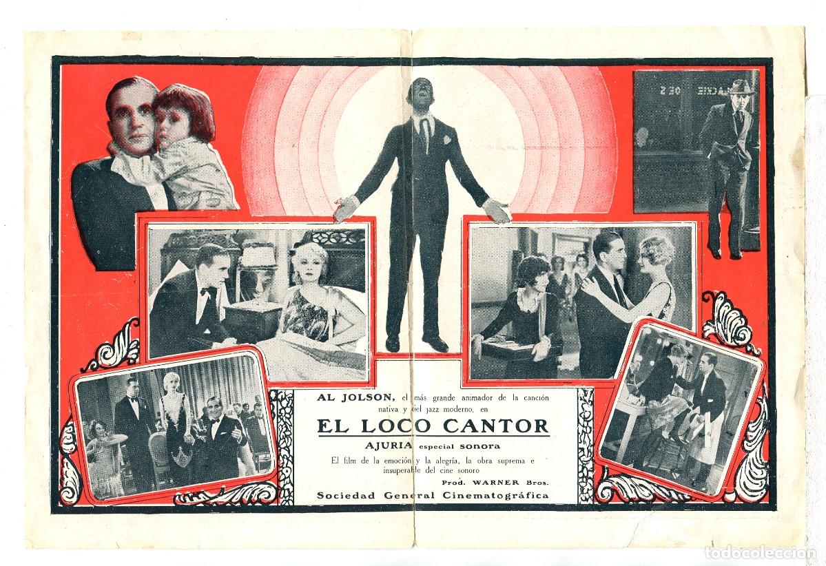 Cine: EL LOCO CANTOR, con Al Jolson. - Foto 2