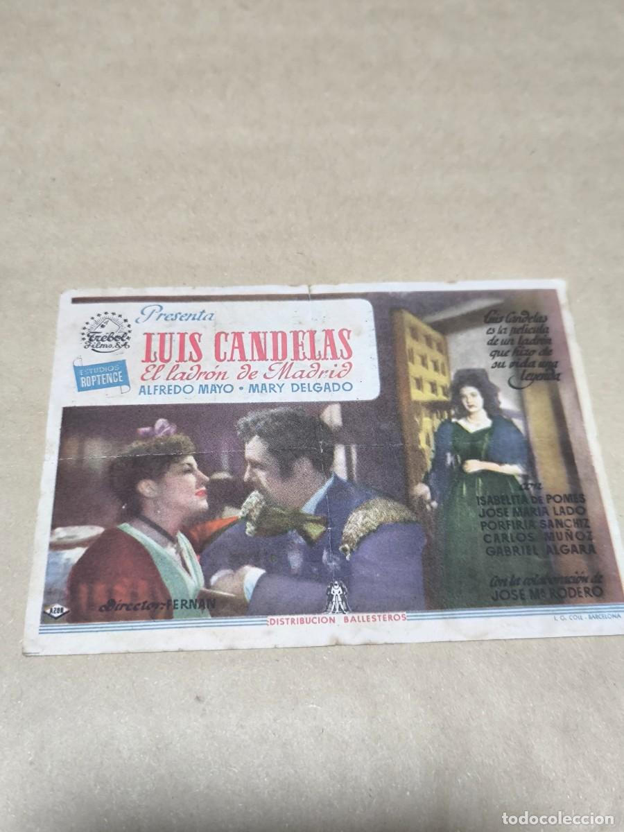 Folhetos de m&atilde;o de filmes antigos de cinema: Antiguo Folleto de Mano de Cine / Programa de Mano Original