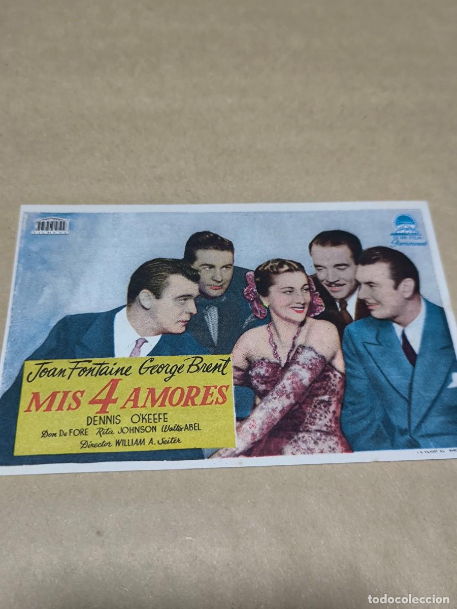 Foglietti di film di film antichi di cinema: Antiguo Folleto de Mano de Cine / Programa de Mano Original