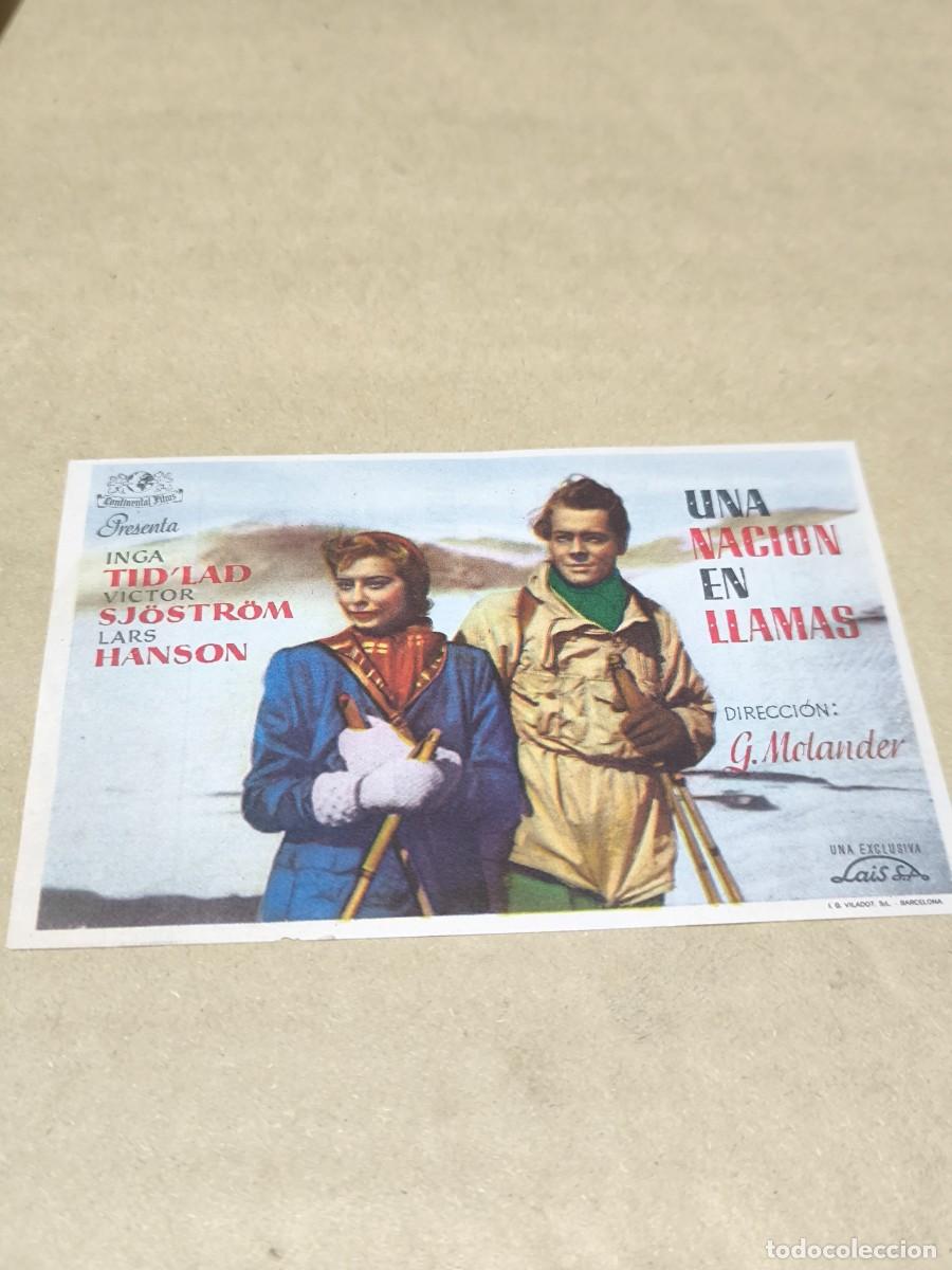 Cine: Antiguo Folleto de Mano de Cine / Programa de Mano Original