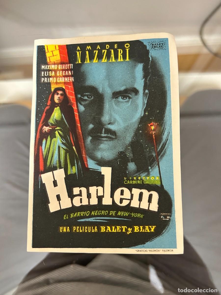  Foglietti di film di film antichi di cinema: &ordm;792 HARLEM SIN PUBLICIDAD BUEN ESTADO