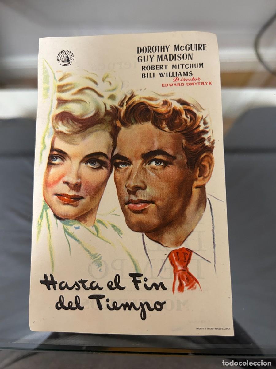  Foglietti di film di film antichi di cinema: &ordm;793 HASTA EL FIN DEL TIEMPO CINE MONTERROSA REUS CON PUBLICIDAD BUEN ESTADO