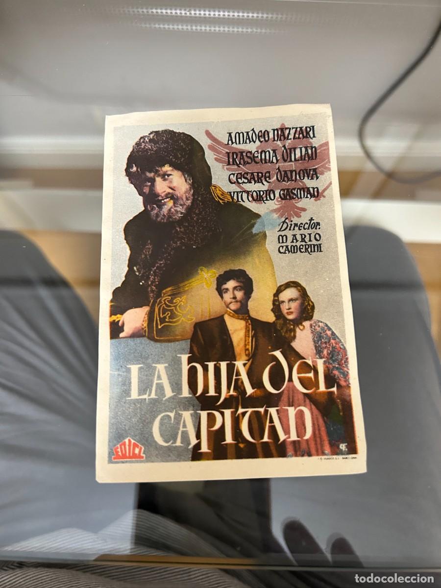 Folhetos de m&atilde;o de filmes antigos de cinema: &ordm;810 LA HIJA DEL CAPITAN SIN PUBLICIDAD BUEN ESTADO
