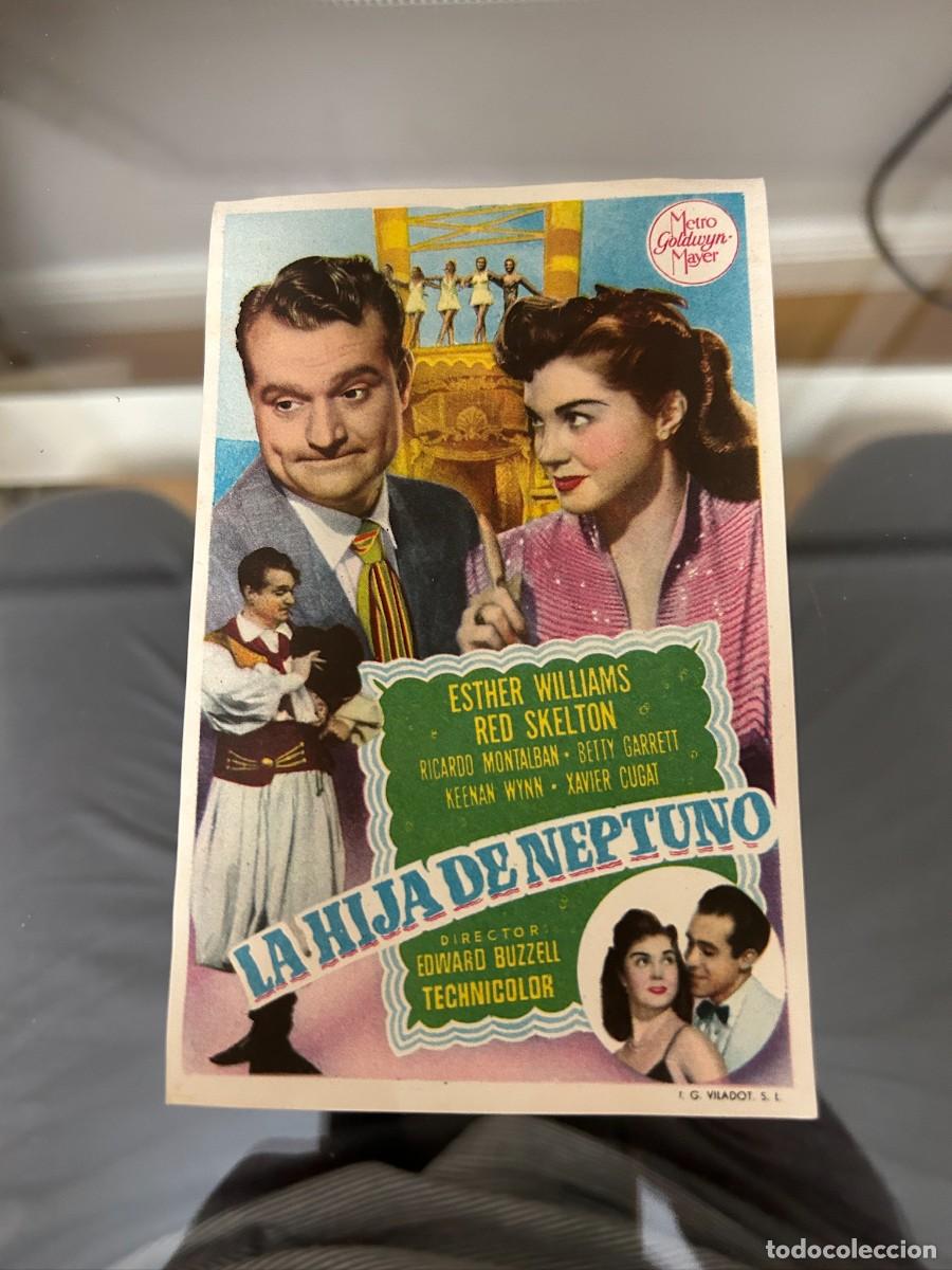 Folhetos de m&atilde;o de filmes antigos de cinema: &ordm;812 LA HIJA DE NEPTUNO SIN PUBLICIDAD BUEN ESTADO