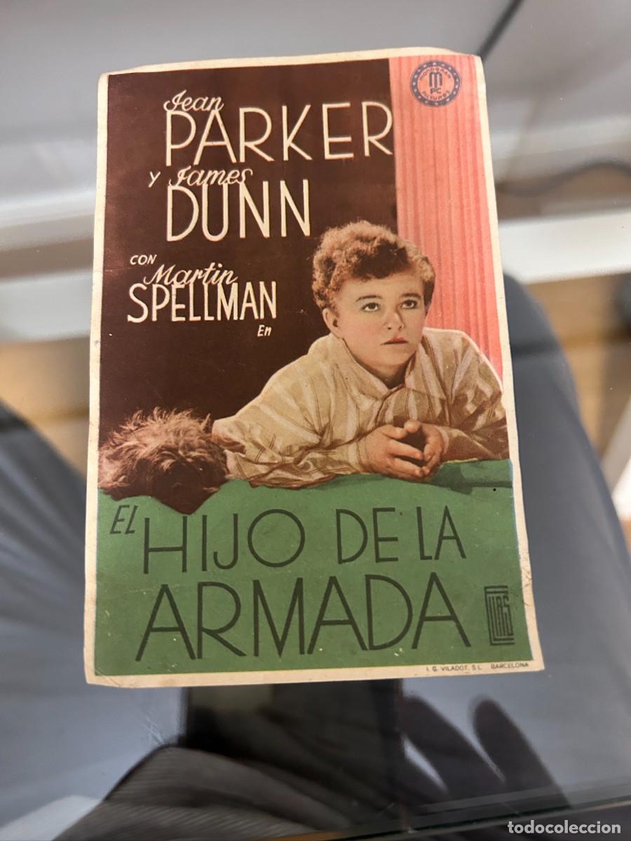 Folhetos de m&atilde;o de filmes antigos de cinema: &ordm;814 EL HIJO DE LA ARMADA SIN PUBLICIDAD BUEN ESTADO
