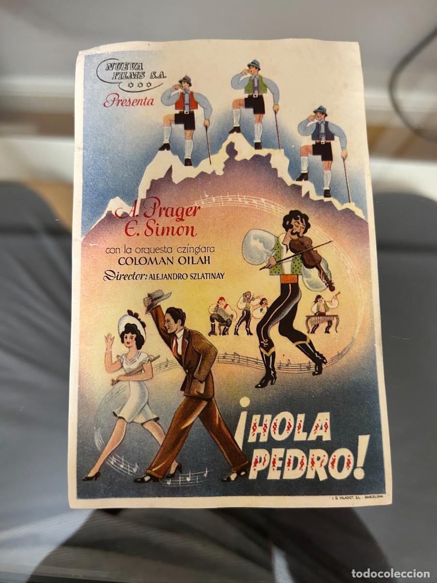 Cinema: &ordm;834 &iexcl;HOLA PEDRO! SIN PUBLICIDAD BUEN ESTADO