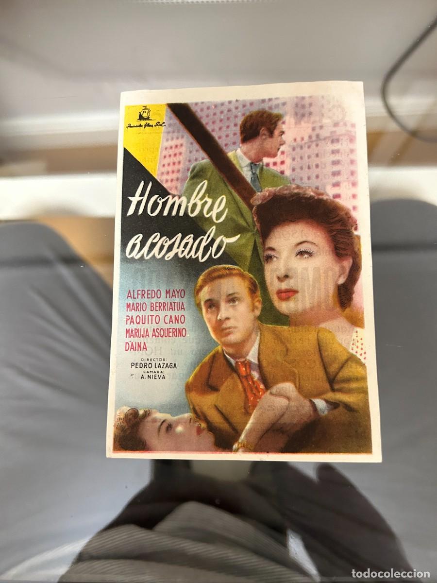 Cine: &ordm;835 HOMBRE ACOSADO CINEMA ACCI GUADIX CON PUBLICIDAD BUEN ESTADO
