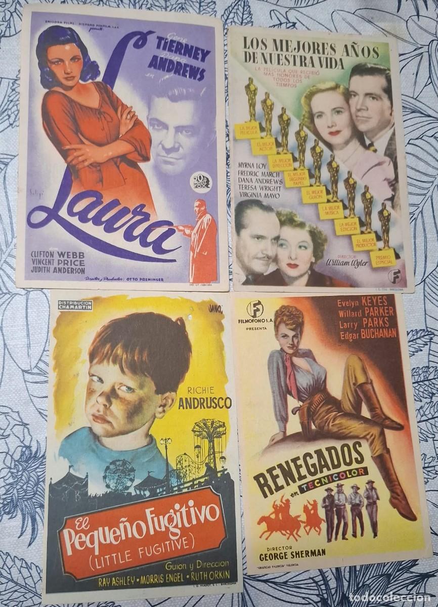 Folhetos de m&atilde;o de filmes antigos de cinema: VARIOS - PROGRAMAS DE CINE