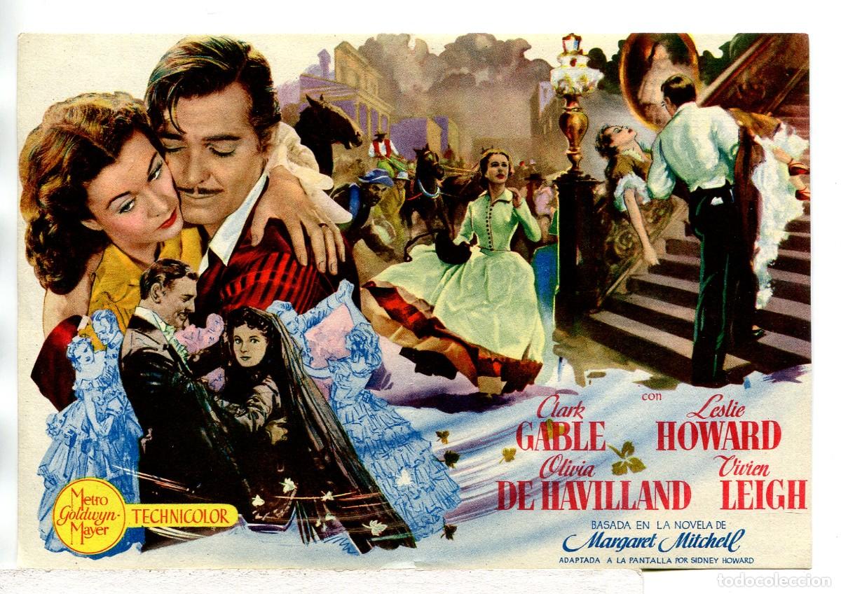Cine: LO QUE EL VIENTO SE LLEV&Oacute;, con Clark Gable. - Foto 2